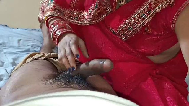 newly marriage couple love romance and fucked in hindi sex clear Hindi audio