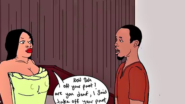 Nygift kone utro mannen sin ved å knulle gartnerens store kuk