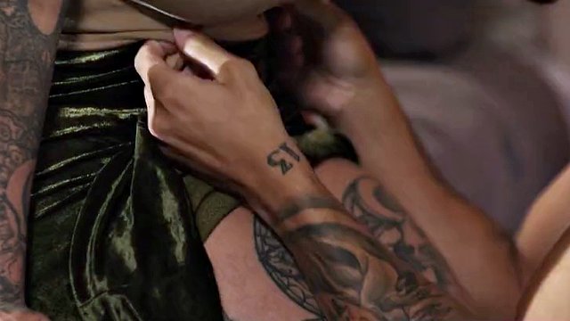 PURE TABOO Tattooed MILF Arabelle Raphael Finds Solace In Defiant Stepson's Big Dick After Divorce