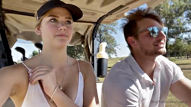 Utahjaz Takes Hardcore Cumshot During Golf Fuck