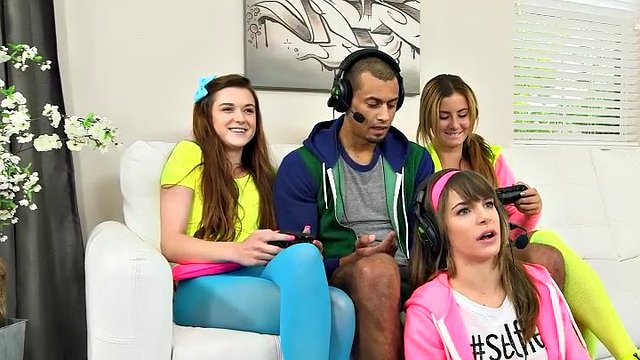Video games all day can turn into a foursome