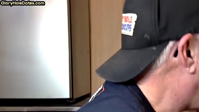 Homemade IR DILF fucked after a blowjob at the Gloryhole in a private video