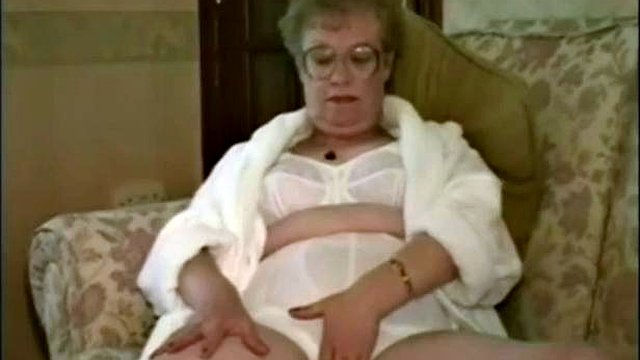 British Granny Takes Off Her Girdle: Amateur, Solo & Bbw Porn