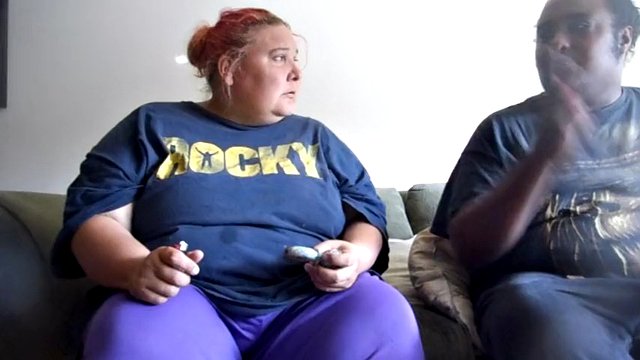 fat retarded cunt sow does hand job head and bonus