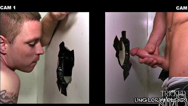 Hot str8 dude got blowjob in gloryhole