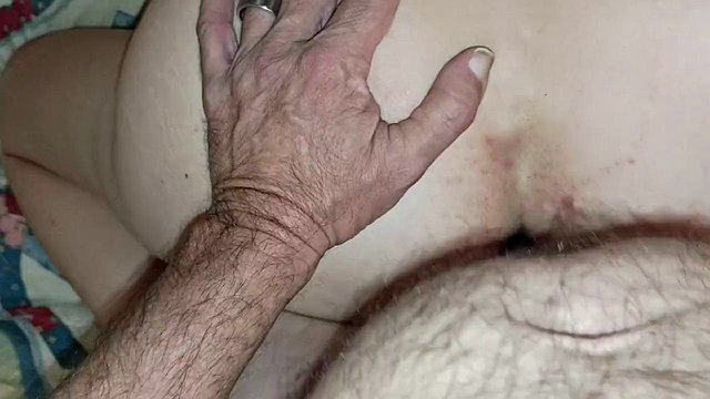 Blonde Gives Rough Anal to Hubby