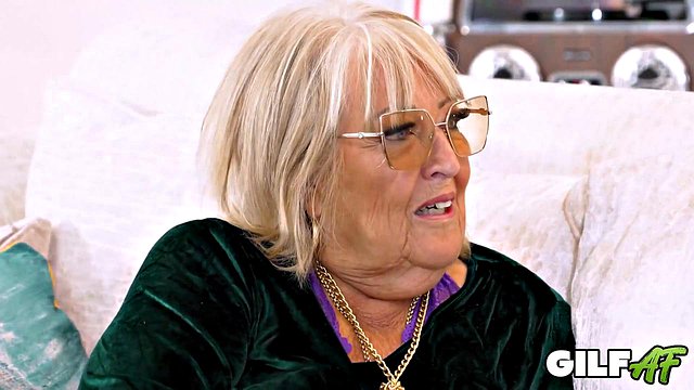 Busty Granny Ditches Stress by Fucking Hard