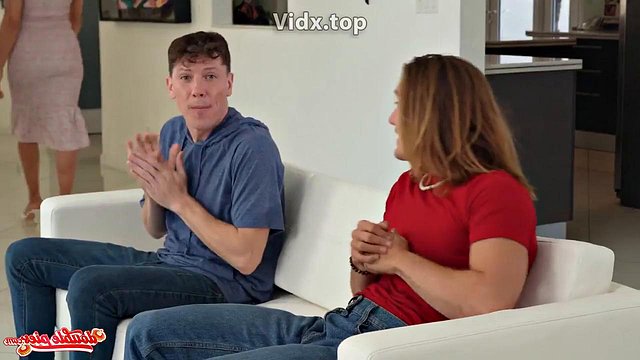 Pregnant Stepmom Penny Barber Apron Creampie