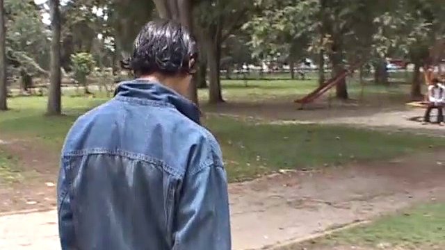 At the park, Latin boy Cesar meets cute young Alfonso and finds out he's homeless. He offers the boy a place to live, but obviously has a fast-paced agenda while Alfonso takes a shower.