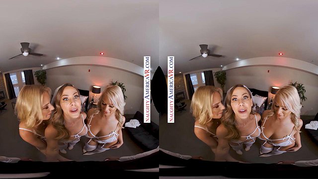 Cherie De Ville's Bridesmaids Rachael Cavalli & London River Pound Her Pussy in Wild Last Ride for Ex