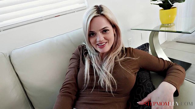Blonde Stepmom Sage Pillar Pussy Wrecked by Big-Cock Stepson Jay Rock
