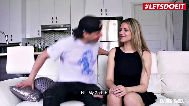 LETSDOEIT - Thicc French Blonde Teen Fucks Like a Pro From Her First Porn: Porn