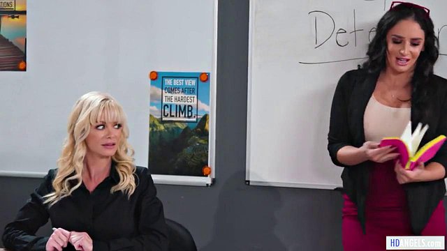 Serene Siren, Sheena Ryder and Brooklyn Gray as Naughty Teachers Caught Masturbating in Lingerie