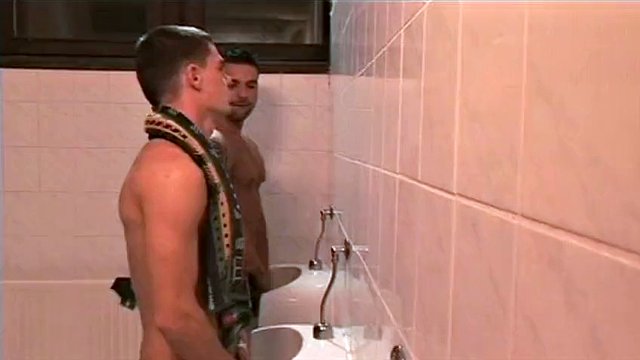 Hookup in public bathroom
