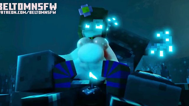 Hard Anal Fucking with Jenny and Warden Minecraft Animation