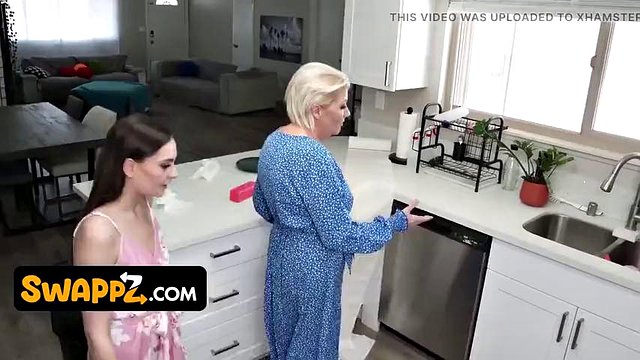 My Stepgrandma Gets Freeuse Access to My New Girlfriend's Tight Pussy - Swappz