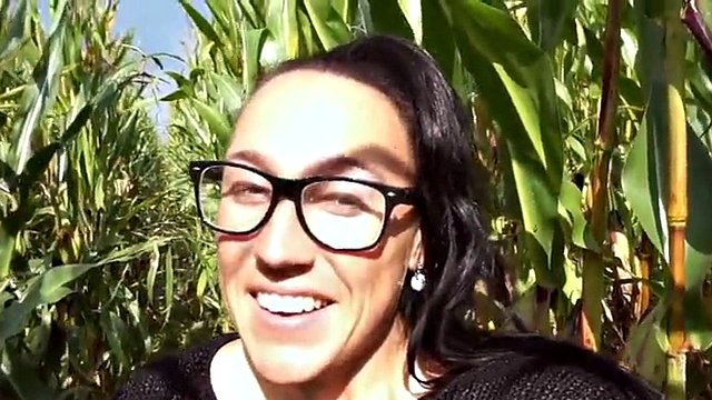 ANAL FUCK IN THE CORN FIELD! skinny german kinky bitch insertion