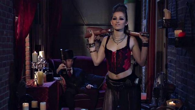 Dani Daniels gets fucked in her pirate costume: Blowjob, Doggy & Cowgirl Porn