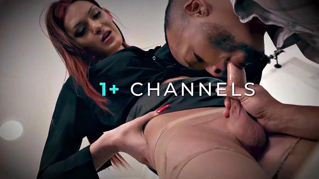 DEVILS FILM - Horny Trans Therapist Kasey Kei in Pantyhose Craves Fucking A Man In The Ass