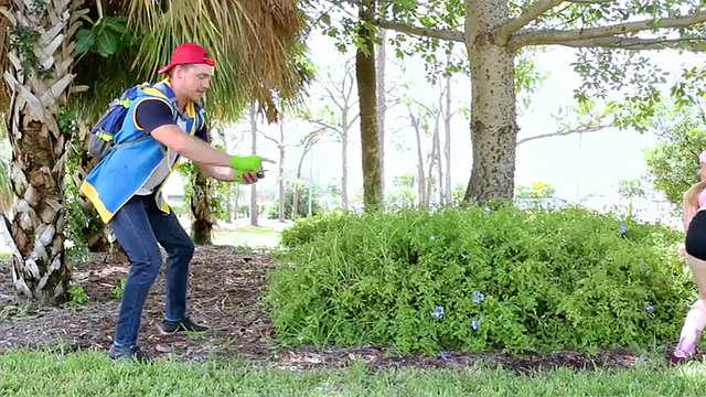 poke-trainer catches three petite pokewhores to train them with his solid dick