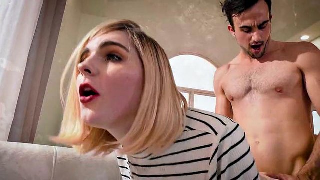 Trans Stepmom Melanie’s Anal Adventure with Stepson