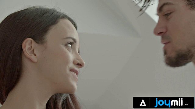 Tiny Brunette Cold Girl Craves Hot Cumshot Fuck to Warm Her