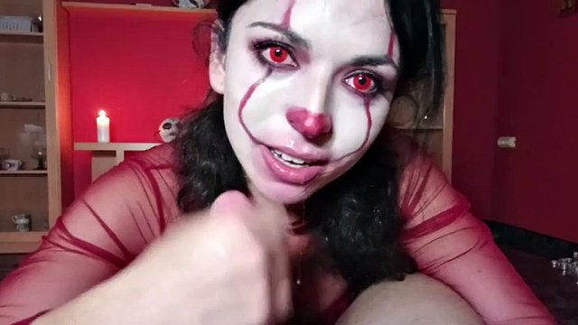 Cum in Throat to Survive - Intense Halloween Throatpie