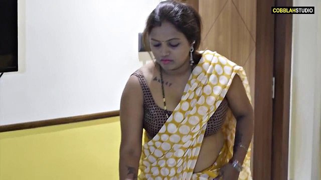Big Boobs Wife Trying to Seduced Her Tired Husband While Return From Office