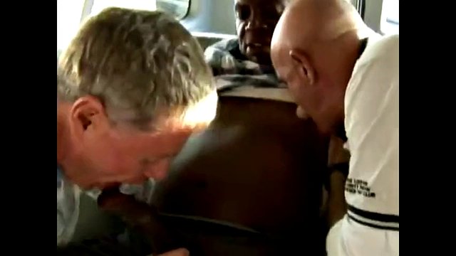 2 Mature White Step Daddies and 1 Mature black daddy with A BBC