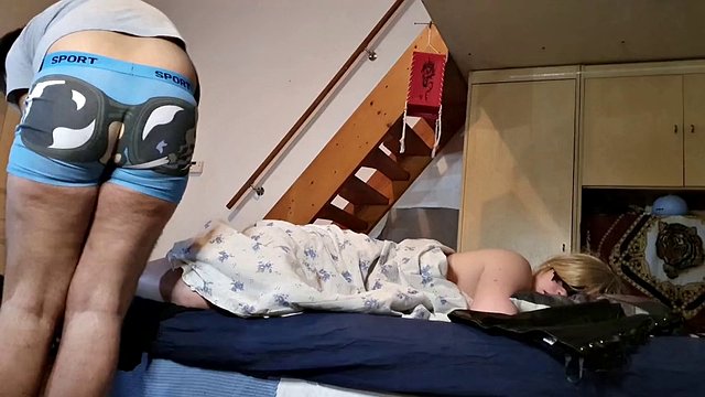 Curvy step sister fucked and then the other licking a dick covered in clean cum HD FULL