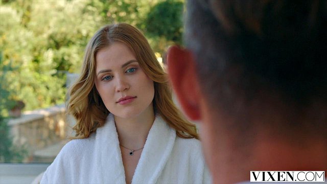 Angelina Robihood's Lesbian Blowjob Relief at Hotel Vixen