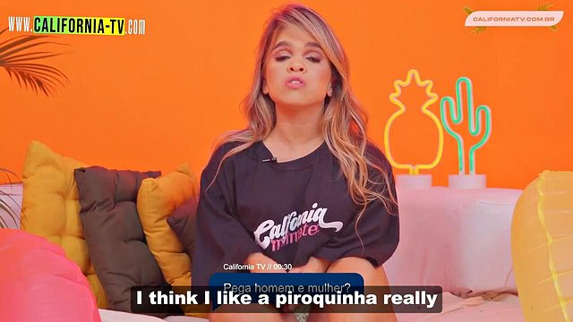 Brazilian Naughty Dwarf Fucks Herself with Giant Dildo