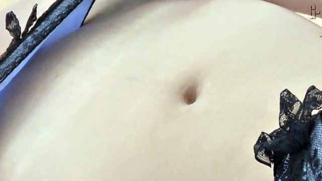 Japanese teen in satin panties has a nice pussy