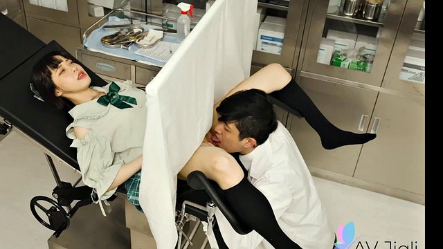 A quick trip to the Dr and Yuli ends up fucking him and swallowing cum