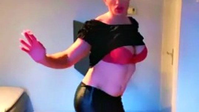 Exposed Tranny Bimbo Smoking