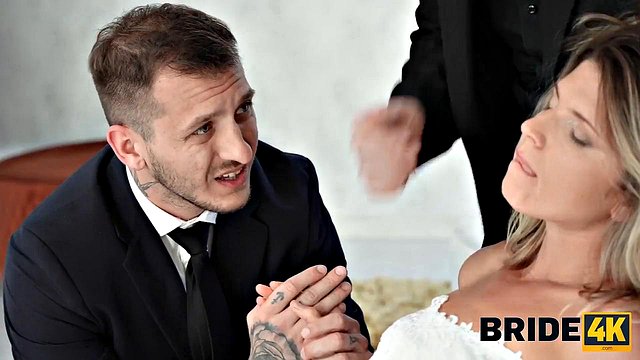 Cheating Hentai Bride with Small Tits in Wild Harem