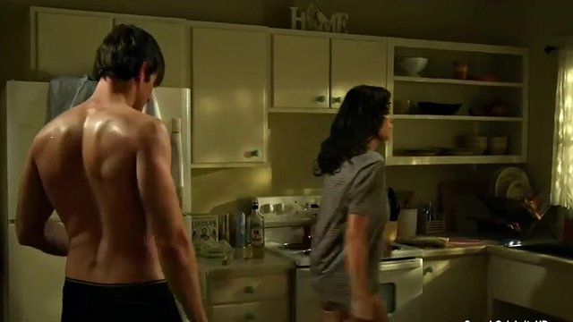 Hot brunette actress ana alexander is naked in a movie