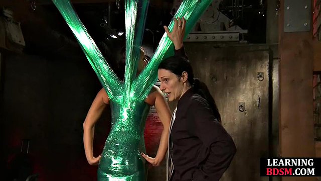 Tiedup BDSM slut fingered by master