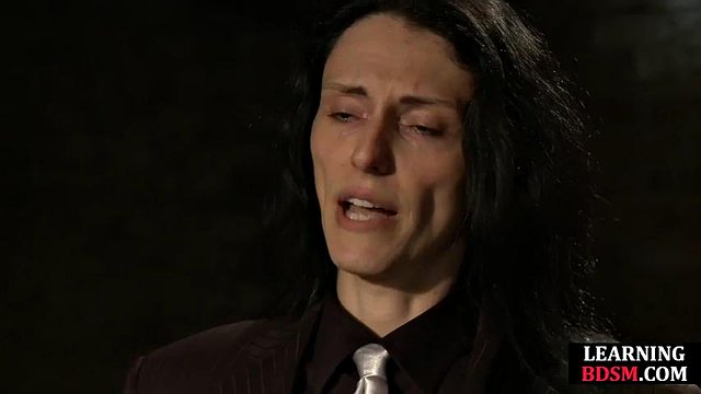Tiedup BDSM slut fingered by master