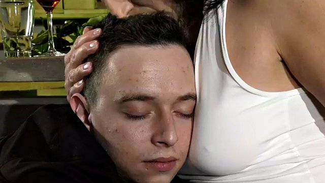 Cougar lady with big ass hairy pussy fucked and jizzed by stud