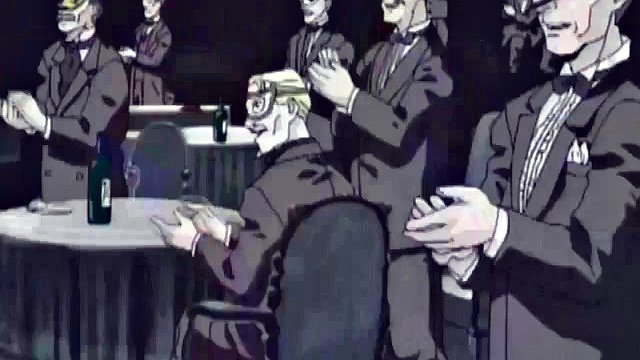 Anime teen sucking cock in a cell