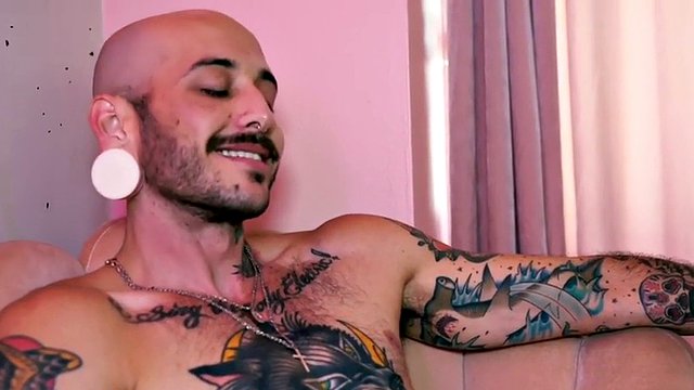 Real f2m amateur pussyeaten by inked bae be4 strapon fuck