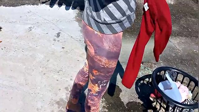 My mature neighbor just wanted to fuck very hard with a gifted young man without her cuckold