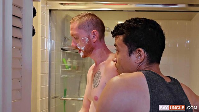Pale guy lets the exotic person do all the work