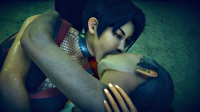 Momiji sucking the homeless people's tongue and ass