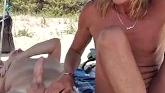 Nudist Beach Stripchat Sex Show, Gigi and Dave, Shemale Girlfriend Nudist Beach Encounter P2