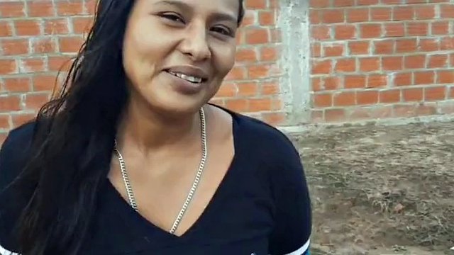 Young Slut Caught on the Street, Gets Her Ass Fucked Hard, I Covered Her Young Face with Milk