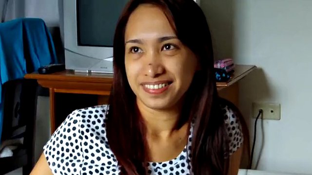 TrikePatrol - Filipina with perky tits rides big white foreign meat pole