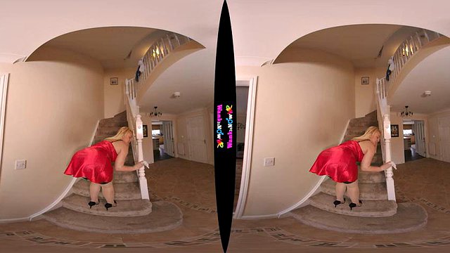κεχριμπάρι της διπλανής πόρτας: Blowjob, Cowgirl & Big Tits VR Porn