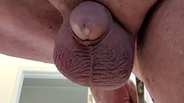Anal toy insertion and prostate gland massage and milking